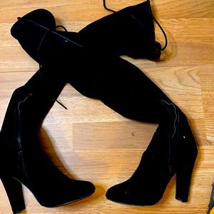 Black Knee high boots, size 5.5
